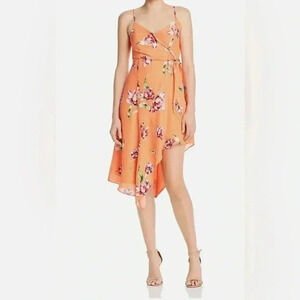 MSRP $358 Parker Monroe Womens Silk Blend Sleeveless Casual Dress Side Zip NWT